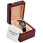 Happy Birthday David - Men's Openwork Watch