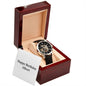 Happy Birthday Albert - Men's Openwork Watch