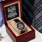 Only The Best Dads Get Promoted To Grandpa 2018 - Men's Openwork Watch