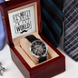 No 1 Dad In The World - Men's Openwork Watch