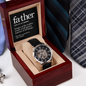 Father (noun) - Men's Openwork Watch