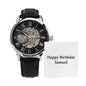 Happy Birthday Samuel - Men's Openwork Watch