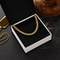 14k Gold Finished Cuban Link Chain v2