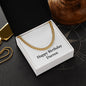 Happy Birthday Darren - 14k Gold Finished Cuban Link Chain