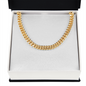 Happy Birthday Robert - 14k Gold Finished Cuban Link Chain
