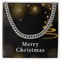 Merry Christmas v03 - Cuban Link Chain
