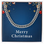 Merry Christmas v01 - Cuban Link Chain
