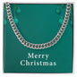 Merry Christmas v02 - Cuban Link Chain