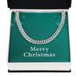 Merry Christmas v02 - Cuban Link Chain