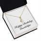Happy Birthday Guadalupe - 18K Yellow Gold Finish Alluring Beauty Necklace