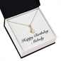 Happy Birthday Melody - 18K Yellow Gold Finish Alluring Beauty Necklace