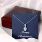Merry Christmas v08 - Alluring Beauty Necklace With Mahogany Style Luxury Box