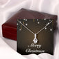Merry Christmas v06 - Alluring Beauty Necklace With Mahogany Style Luxury Box