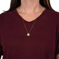Mama, Est. 1973 - 18K Yellow Gold Finish Love Knot Necklace