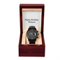 Happy Birthday Richard - Black Chronograph Watch