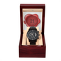 Celebrating 21 Years Anniversary - Black Chronograph Watch