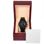 MSRP - Black Chronograph Watch