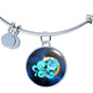 Zodiac Sign Aquarius - Bangle Bracelet - Unique Gifts Store