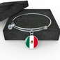 Mexican Flag - Bangle Bracelet