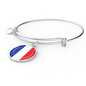 French Flag - Bangle Bracelet