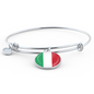Italian Flag - Bangle Bracelet