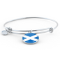 Scottish Flag - Bangle Bracelet
