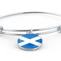 Scottish Flag - Bangle Bracelet