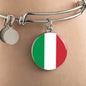 Italian Flag - Bangle Bracelet