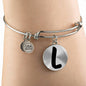 Initial L v1b - Bangle Bracelet