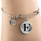 Initial E v1a - Bangle Bracelet