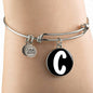 Initial C v3b - Bangle Bracelet