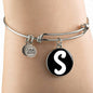 Initial S v3b - Bangle Bracelet