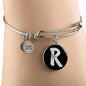 Initial R v2b - Bangle Bracelet