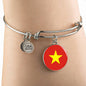 Vietnamese Flag - Bangle Bracelet