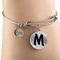 Initial M v1b - Bangle Bracelet
