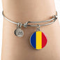 Romanian Flag - Bangle Bracelet