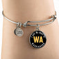 Heart In Washington - Bangle Bracelet