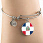 Dominican Flag - Bangle Bracelet