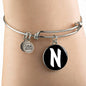 Initial N v3b - Bangle Bracelet
