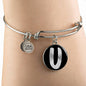 Initial U v2b - Bangle Bracelet