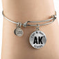 Heart In Alaska v01 - Bangle Bracelet