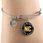 Heart In North Carolina - Bangle Bracelet