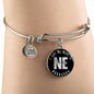 Heart In Nebraska v02 - Bangle Bracelet