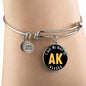 Heart In Alaska - Bangle Bracelet