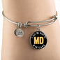 Heart In Maryland - Bangle Bracelet