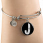 Initial J v2b - Bangle Bracelet