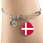 Danish Flag - Bangle Bracelet