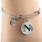 Initial N v1a - Bangle Bracelet