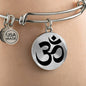 Om Symbol - Bangle Bracelet