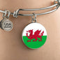 Welsh Flag - Bangle Bracelet